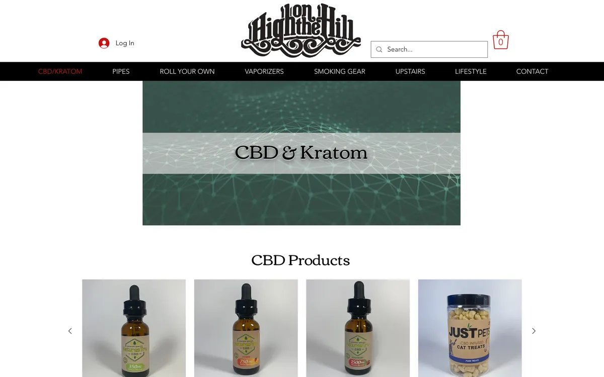 High on the Hill: CBD and kratom page